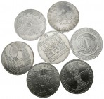 MONEDAS EXTRANJERAS. Lote compuesto por 7 monedas de 100 Schillings de Austria de diferentes años. A EXAMINAR.
