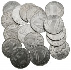MONEDAS EXTRANJERAS. Lote compuesto por 19 monedas de 10 Schillings de Austria de diferentes años. A EXAMINAR.