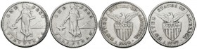 MONEDAS EXTRANJERAS. Lote compuesto por 2 monedas de 1 Peso de FIlipinas de diferentes años. A EXAMINAR.