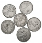 MONEDAS EXTRANJERAS. Lote compuesto por 6 monedas de 1/2 Rublo de Rusia de 1924. A EXAMINAR.