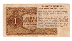 Czechoslovakia 1 Koruna (ND) Hladova Koruna
VF