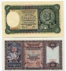 Slovakia 50 & 100 Korun 1940 Specimen
UNC