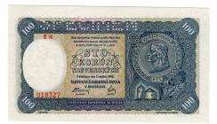 Slovakia 100 Korun 1940 Specimen
P# 10s; UNC