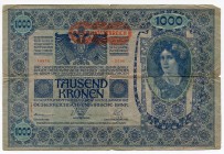 Austria 1000 Kronen 1902 Rare Revers
P# 61; VF.