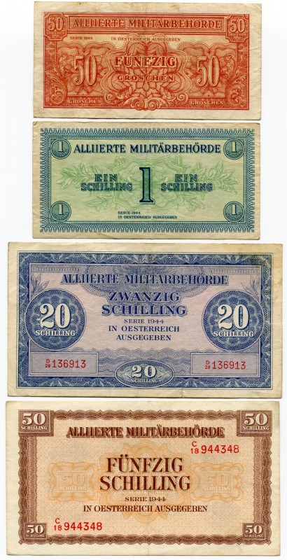 Austria 1 Shilling 1944 Allied
P# 103; VF.