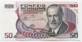 Austria 50 Shilling 1986
P# 149; № K 337382 H; UNC; "Sigmund Freud"