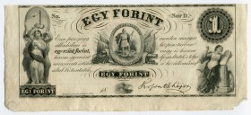 Hungary 1 Forint 1852
P# S141; series D.; AUNC.