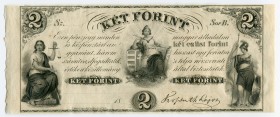 Hungary 2 Forint 1852
P# S142; series B.; AUNC.