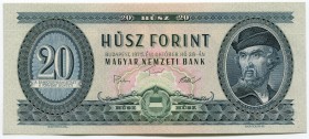 Hungary 20 Forint 1975
P# 169f; № C 192 165543; UNC