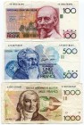 Belgium 100-500-1000 Francs 1980
GVF