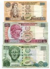 Cyprus 1-5-10 Pounds 2001-2005
XF/XF/VF