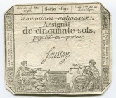 France 50 Sols 1793
P# A70b; F.