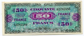 France 50 Francs 1944 Allied
P# 117; UNC.