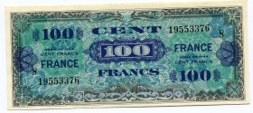 France 100 Francs 1944 Allied
P# 118; UNC.