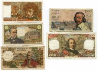 France 5 Pcs Mix 1956-1976
F/VF