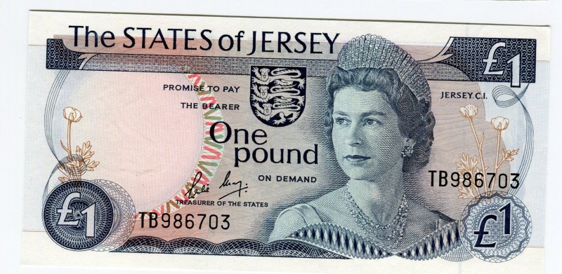 Jersey 1 Pound 1976
P# 11; UNC