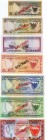 Bahrain Set 7 Pcs 0.1-20 Dinars 1964 Rare Franklins Specimen
UNC