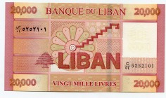 Lebanon 20000 Livres 2012
P# 94; Not a Common Banknote; UNC