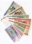 Belarus Lot of 8 Banknotes 2000
1 5 10 20 50 100 500 1000 Roubles 2000; UNC