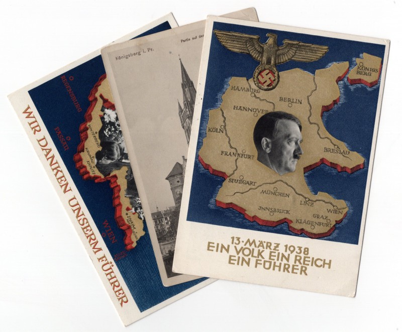 Germany - Third Reich Lot of 3 Postcards
Various Motives; Two of Three Postcard...