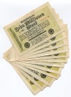 Germany - Weimar Republic Lot of 12 Banknotes 10 Millionen Mark 1923
P# 106