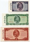 Burma 1-5-10 Kyats 1965
AU/UNC