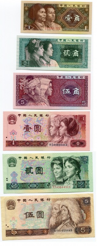 China 1-2-5-1-2-5 Jiao-Yuan 1980-1990
AUNC/UNC