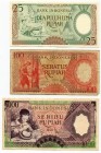 Indonesia 35-100-1000 Rupiah 1958
VF-UNC