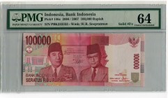 Indonesia 100000 Rupiah 2004 (2007) PMG 64 #333333
P# 146c