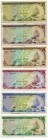 Maldives 2-5-10-20-50-100 Rupees 1983
VF