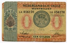 Netherlands Indies 1 Gulden 1940
P# 108; F