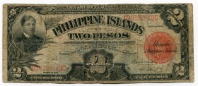 Philippines 2 Pesos 1941 Rare
P# 90; F+