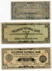 Philippines 1-5-10 Pesos 1941 Emergency Notes
VF