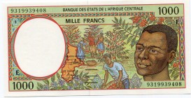 Cameroun 1000 Francs 1990
P# 202E; UNC.