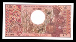 Central African Republic 500 Francs 1981 Very Rare
P# 9; 017269196; UNC.