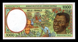 Central African States Cameroon 1000 Francs 1994
P# 202E; 9410707761; UNC.