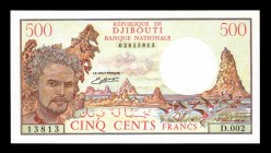 Djibouti 500 Francs 1988
P# 36b; 02813813; UNC.