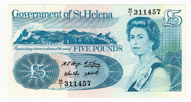 Saint Helena 5 Pounds 1998
P# 11; UNC