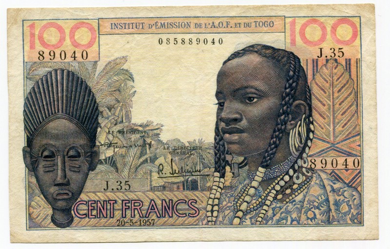 Togo 100 Francs 1957
GVF