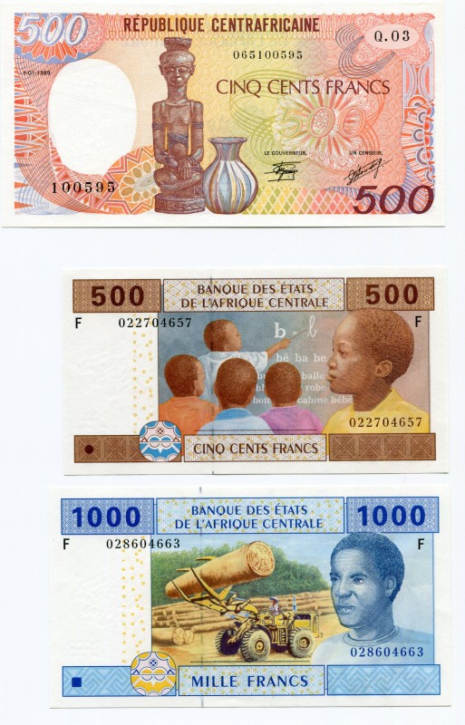 West African States 500-1000 Francs 2002
UNC