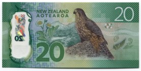 New Zealand 20 Dollars 2016
P# 193; UNC; Polymer