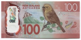 New Zealand 100 Dollars 2016
P# 195; UNC; Polymer