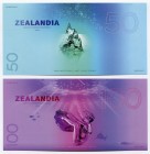 New Zealand 50-100-200-500 Dollars 2018
UNC; Private; Set 4 Pcs