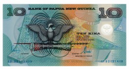 Papua New Guinea 10 Kina (ND)
P# 26b; UNC