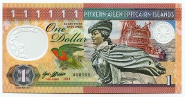 Pitcairn 1 Dollar 2018 Specimen
Fantasy Banknote; Limited Edition; Made by Matej Gábriš; BUNC