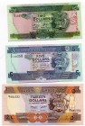 Solomon Islands 2-5-20 Dollars 1986-2006
UNC
