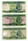 Solomon Islands 3 X 2 Dollars Various
UNC