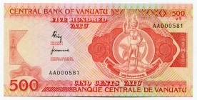 Vanuatu 500 Vatu 1982
P# 2; UNC