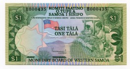 Western Samoa 1 Tala 1980
P# 19; UNC