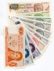Argentina 10 Pcs Set 1-1000 Pesos 1970-1985
UNC